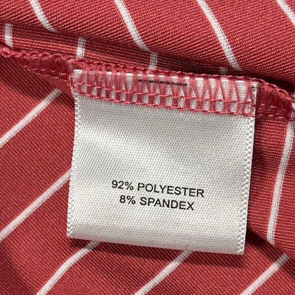 Peter Millar Summer Comfort XL Mens Cape Red Halifax Stripe Stretch Jersey‎ Polo - Picture 3 of 7